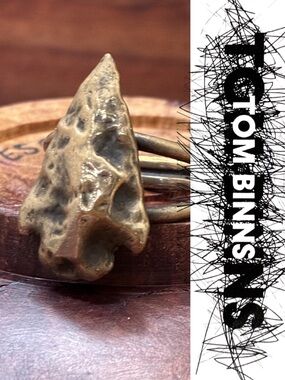 Tom Binns Arrowhead Ring Size 8